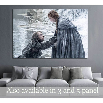 Sansa Stark №3348 Ready to Hang Canvas Print - Zellart Canvas Prints ALL_Products, s-3348