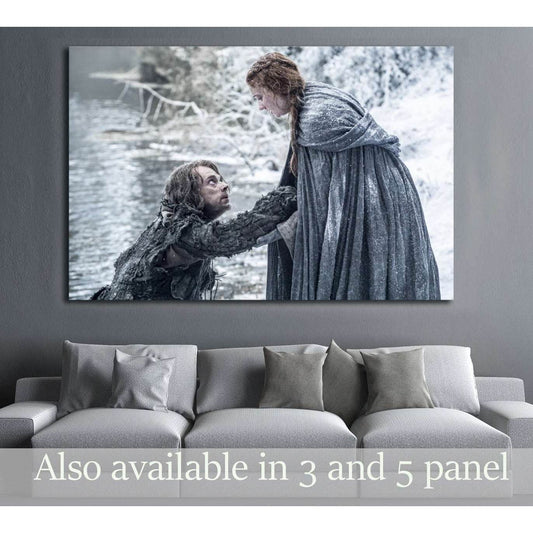 Sansa Stark №3348 Ready to Hang Canvas Print - Zellart Canvas Prints ALL_Products, s-3348