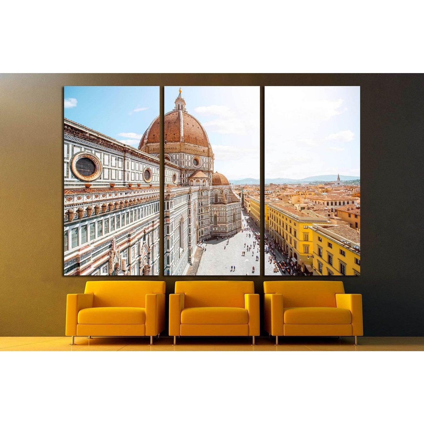 Santa Maria del Fiore church, Florence №1237 Ready to Hang Canvas Print - Zellart Canvas Prints ALL_Products, s-1237
