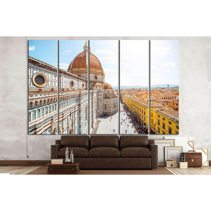 Santa Maria del Fiore church, Florence №1237 Ready to Hang Canvas Print - Zellart Canvas Prints ALL_Products, s-1237