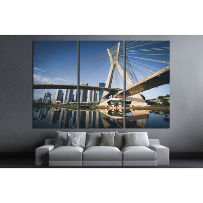 Sao Paulo Landmark, Brazil №1245 Ready to Hang Canvas PrintCanvas art arrives ready to hang, with hanging accessories included and no additional framing required. Every canvas print is hand-crafted, made on-demand at our workshop and expertly stretched ar