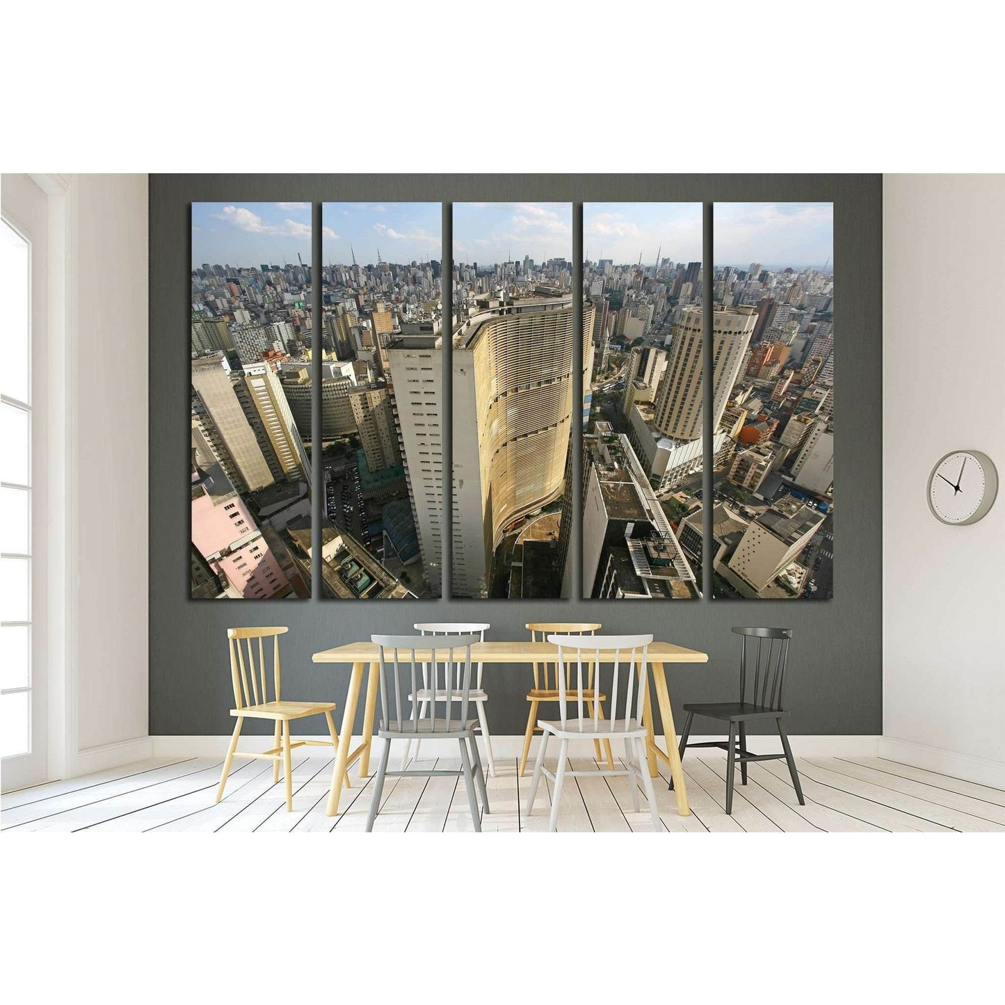 Sao Paulo skyline, Brazil №1514 Ready to Hang Canvas PrintCanvas art arrives ready to hang, with hanging accessories included and no additional framing required. Every canvas print is hand-crafted, made on-demand at our workshop and expertly stretched aro