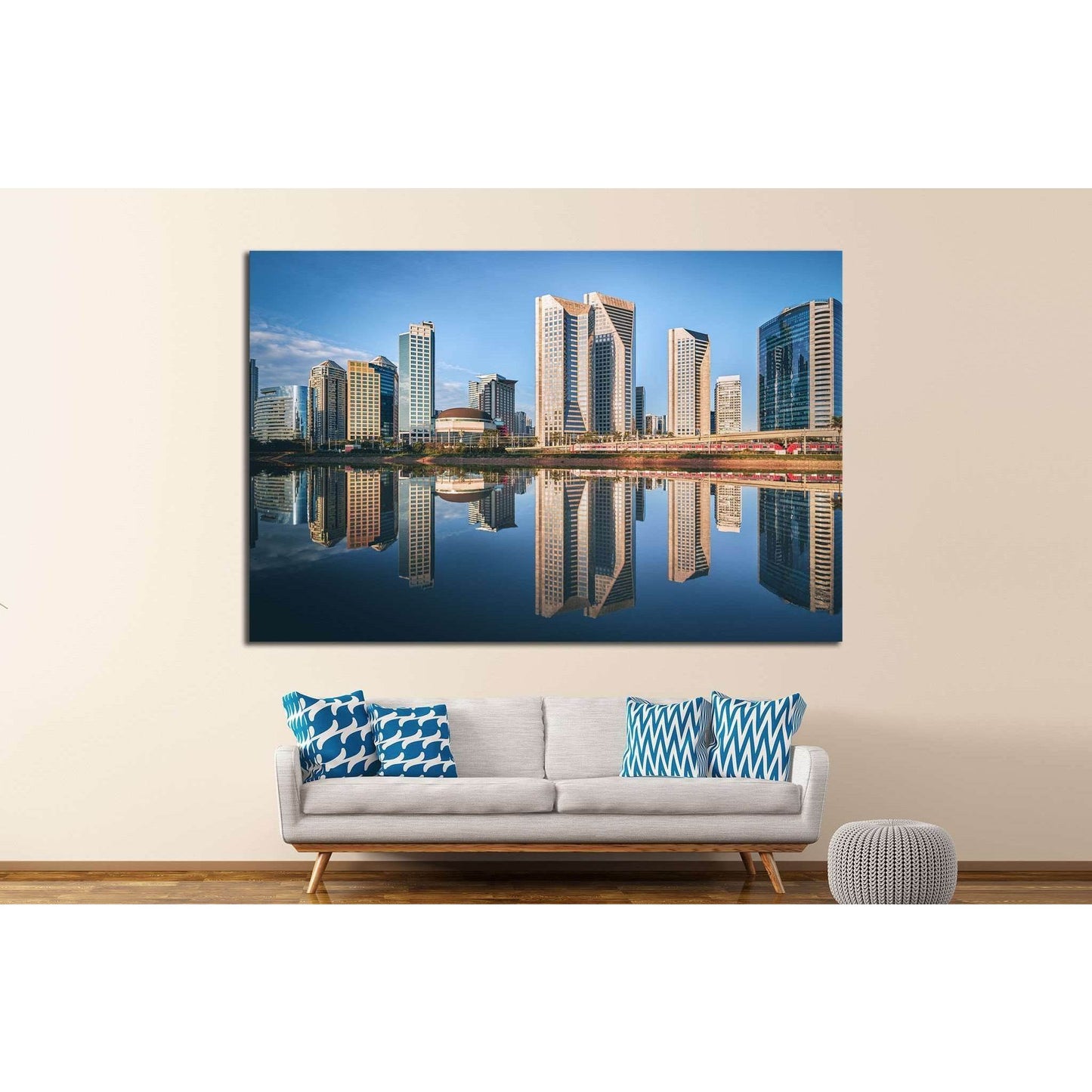 Sao Paulo Skyline, Brazil, South America №1276 Ready to Hang Canvas Print - Zellart Canvas Prints ALL_Products, s-1276