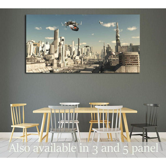Science fiction illustration №2179 Ready to Hang Canvas PrintCanvas art arrives ready to hang, with hanging accessories included and no additional framing required. Every canvas print is hand-crafted, made on-demand at our workshop and expertly stretched