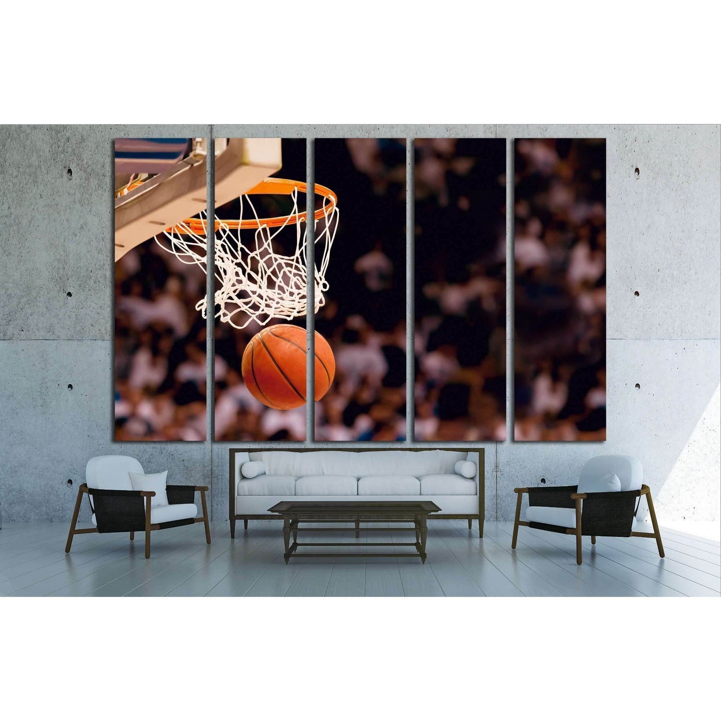 Scoring the winning points at a basketball game №2125 Ready to Hang Canvas PrintCanvas art arrives ready to hang, with hanging accessories included and no additional framing required. Every canvas print is hand-crafted, made on-demand at our workshop and