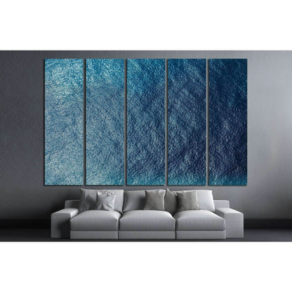 Sea surface aerial view №1401 Ready to Hang Canvas PrintCanvas art arrives ready to hang, with hanging accessories included and no additional framing required. Every canvas print is hand-crafted, made on-demand at our workshop and expertly stretched aroun