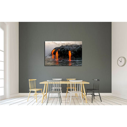Sea view of Kilauea Volcano in Big Island, Hawaii №3147 Ready to Hang Canvas PrintCanvas art arrives ready to hang, with hanging accessories included and no additional framing required. Every canvas print is hand-crafted, made on-demand at our workshop an