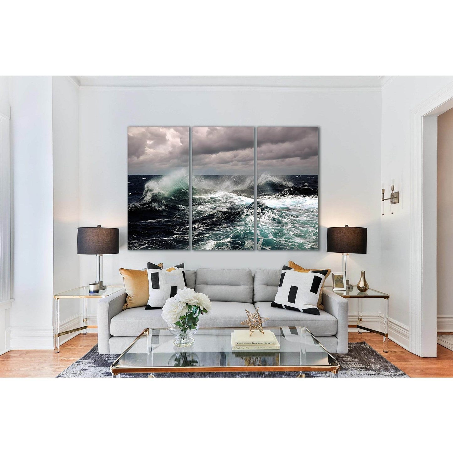 Sea Wave №SL52 Ready to Hang Canvas Print - Zellart Canvas Prints 0new, ALL_Products, Beach Ocean & Waves