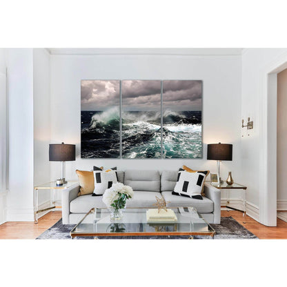 Sea Wave №SL52 Ready to Hang Canvas Print - Zellart Canvas Prints 0new, ALL_Products, Beach Ocean & Waves