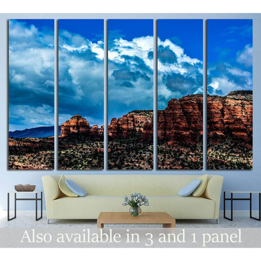 Sedona Red rocks Arizona №1998 Ready to Hang Canvas Print - Zellart Canvas Prints ALL_Products, s-1998