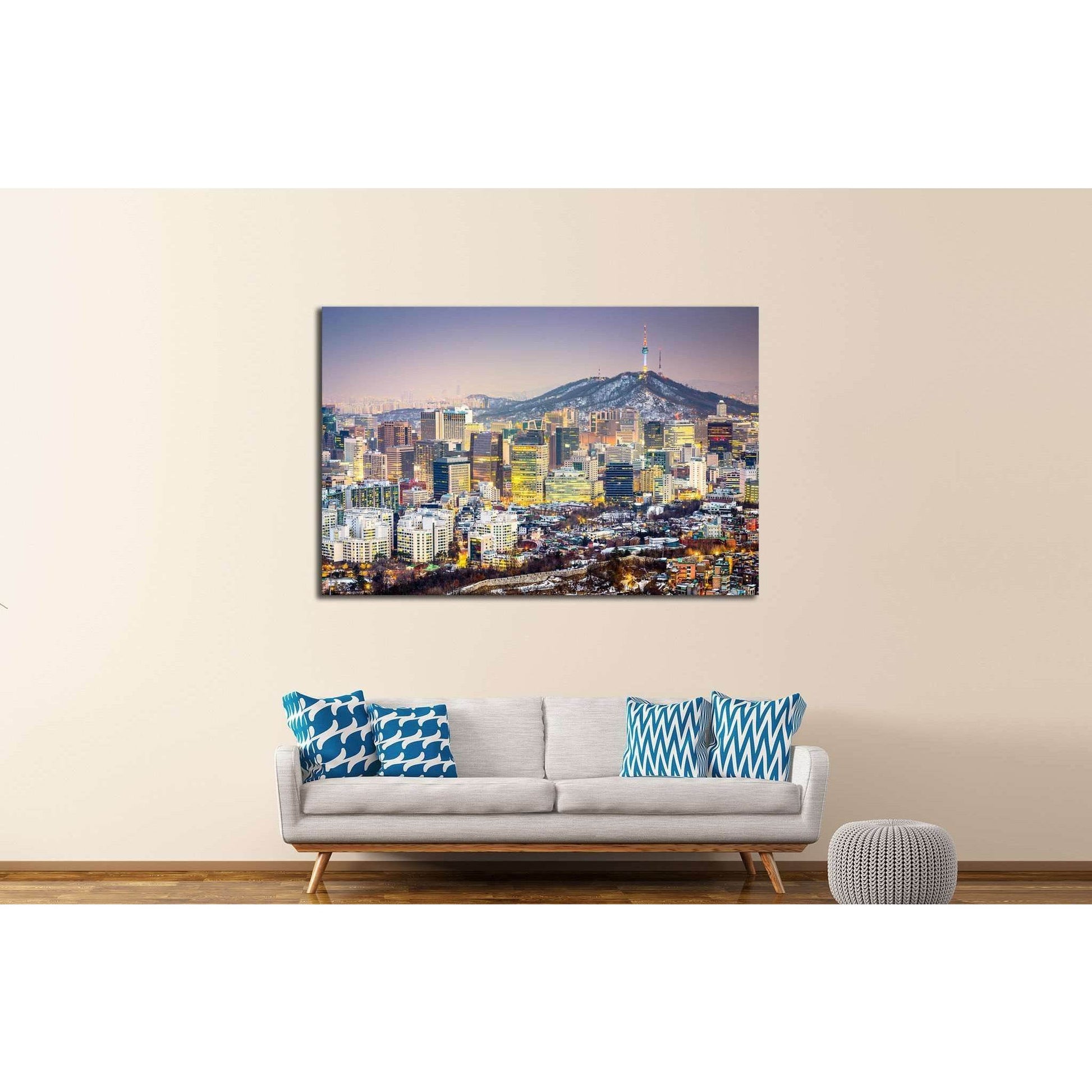 Seoul, South Korea №580 Ready to Hang Canvas Print - Zellart Canvas Prints ALL_Products, s-580
