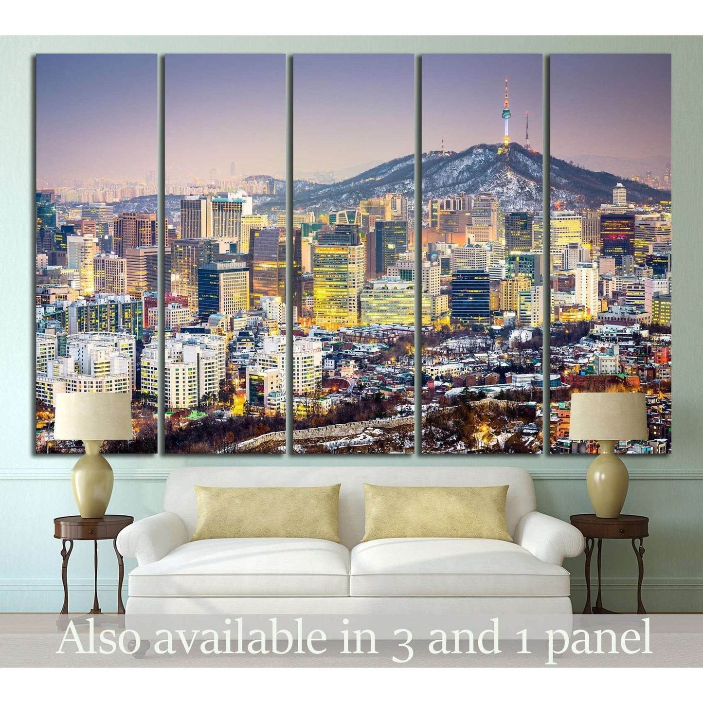 Seoul, South Korea №580 Ready to Hang Canvas Print - Zellart Canvas Prints ALL_Products, s-580