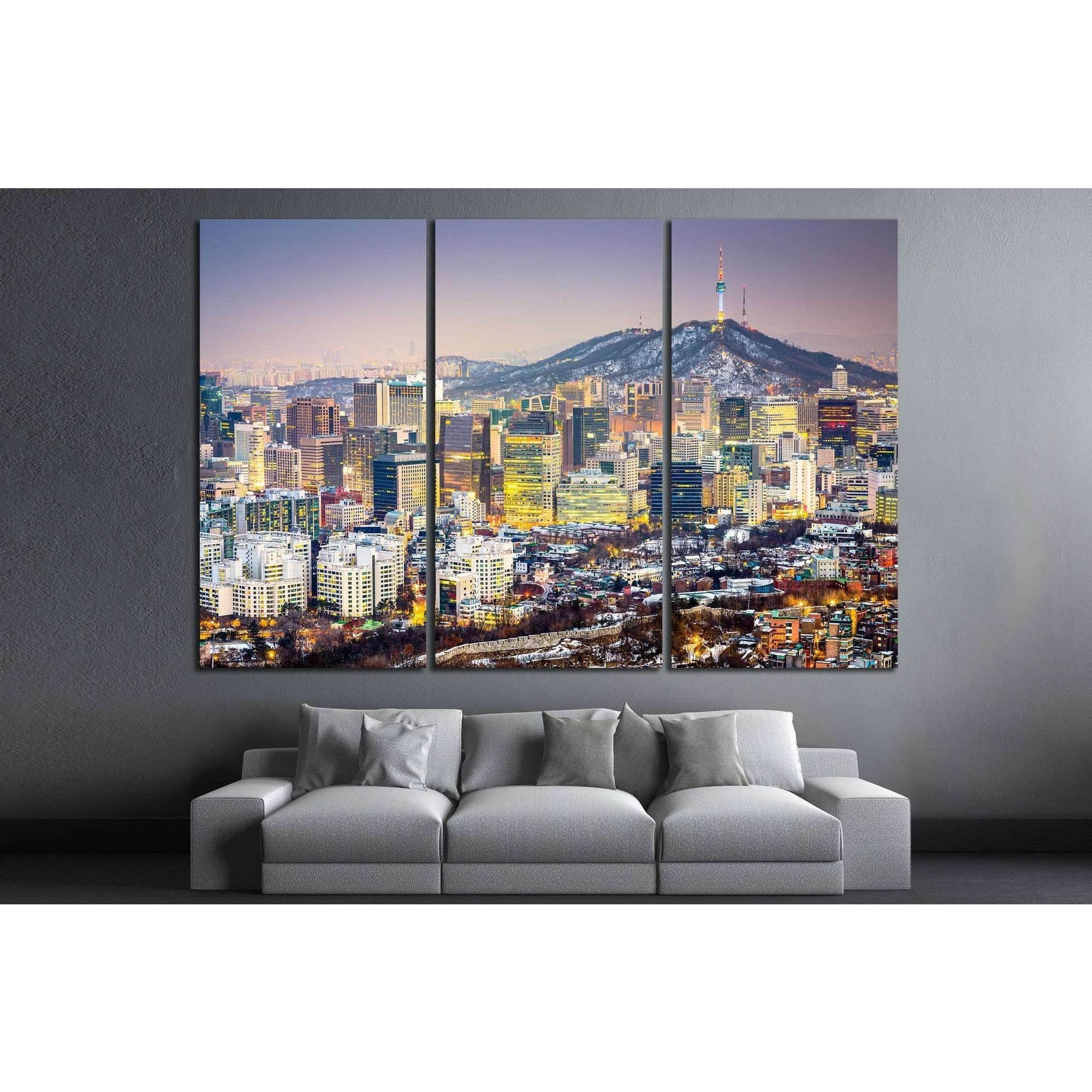 Seoul, South Korea №580 Ready to Hang Canvas Print - Zellart Canvas Prints ALL_Products, s-580