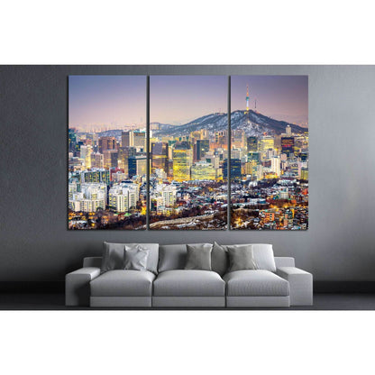 Seoul, South Korea №580 Ready to Hang Canvas Print - Zellart Canvas Prints ALL_Products, s-580