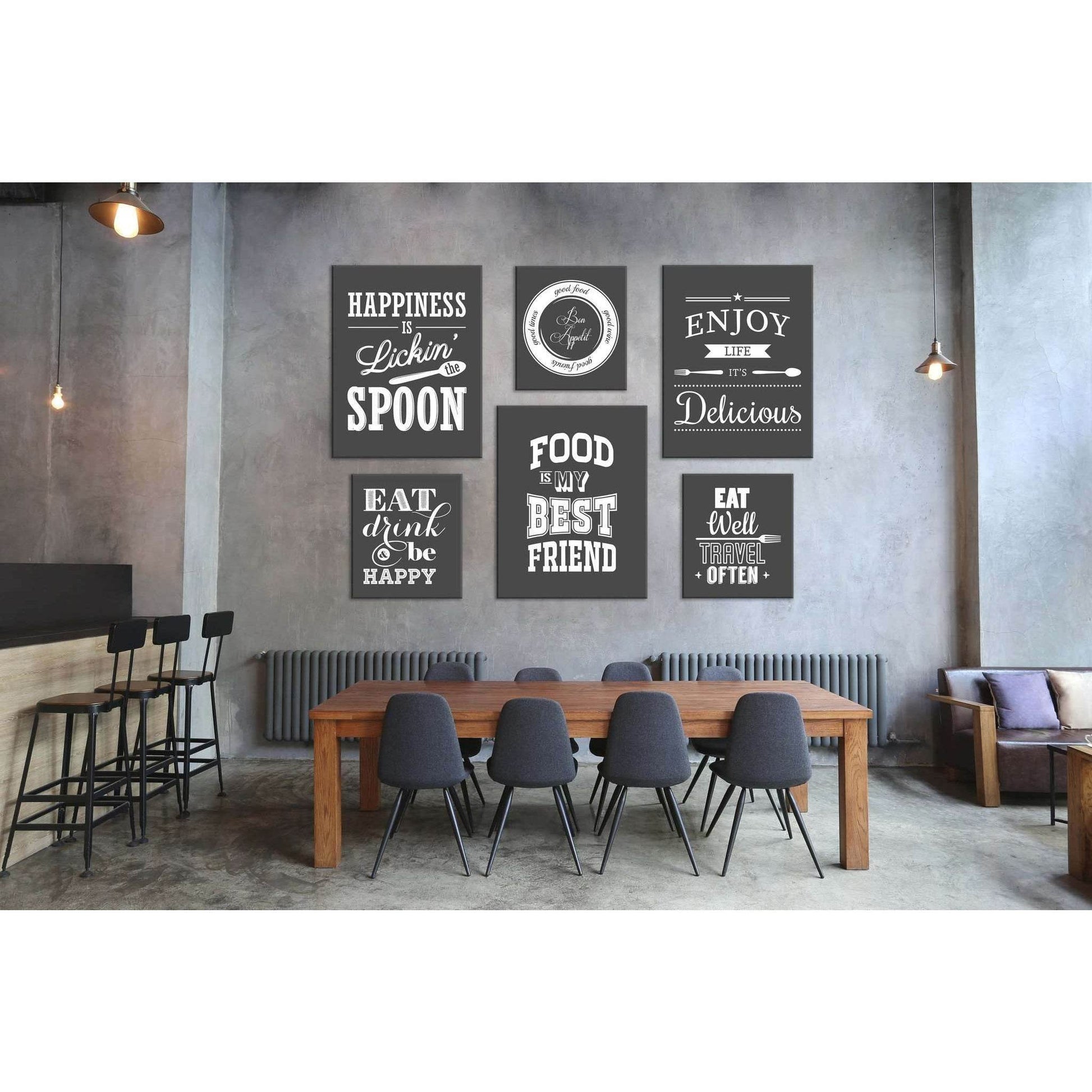 SET OF 6 CANVASES №2024 Ready to Hang Canvas Print - Zellart Canvas Prints ALL_Products, autopostr_pinterest_65155, autopostr_pinterest_65157, autopostr_pinterest_65158, autopostr_pinterest_65160