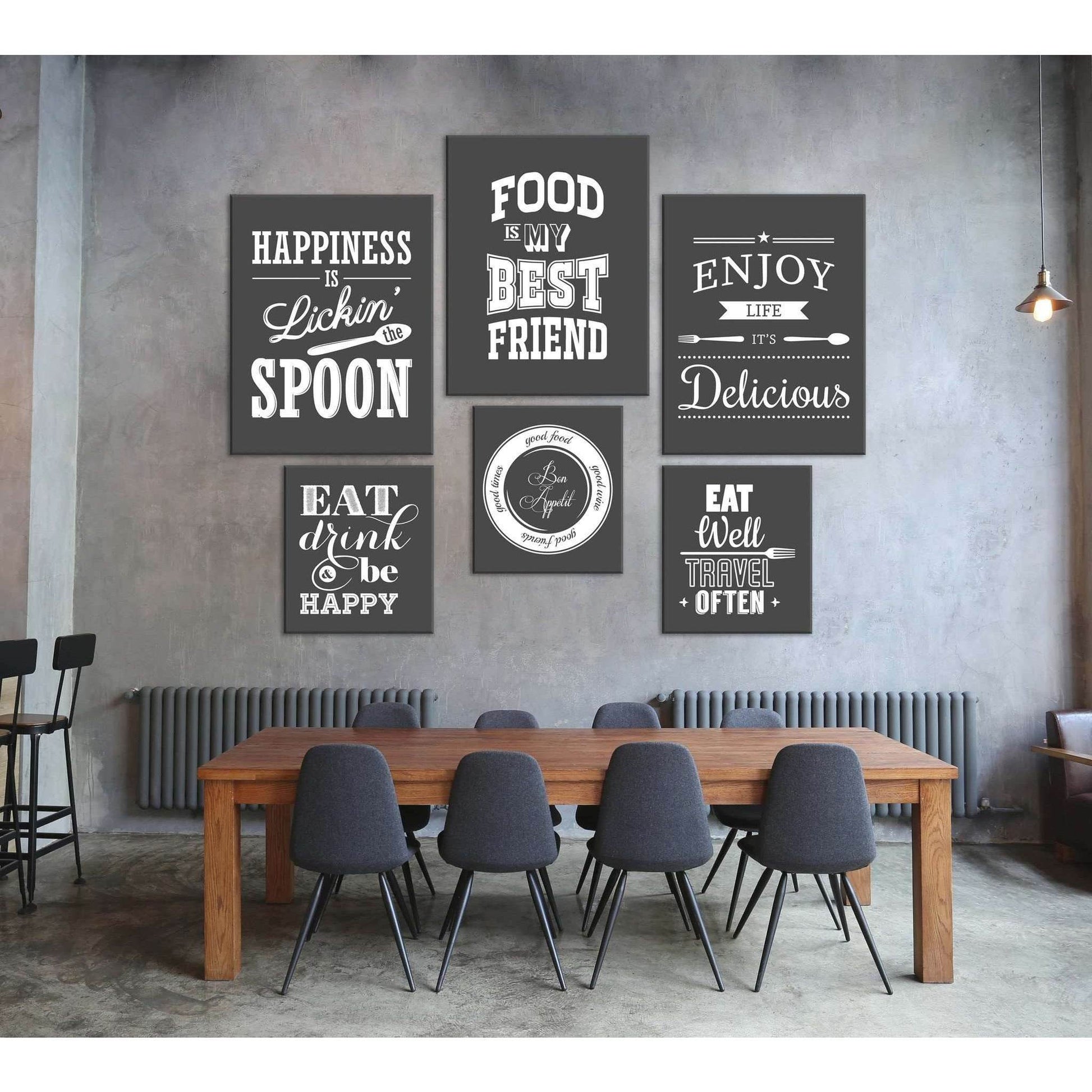 SET OF 6 CANVASES №2024 Ready to Hang Canvas Print - Zellart Canvas Prints ALL_Products, autopostr_pinterest_65155, autopostr_pinterest_65157, autopostr_pinterest_65158, autopostr_pinterest_65160