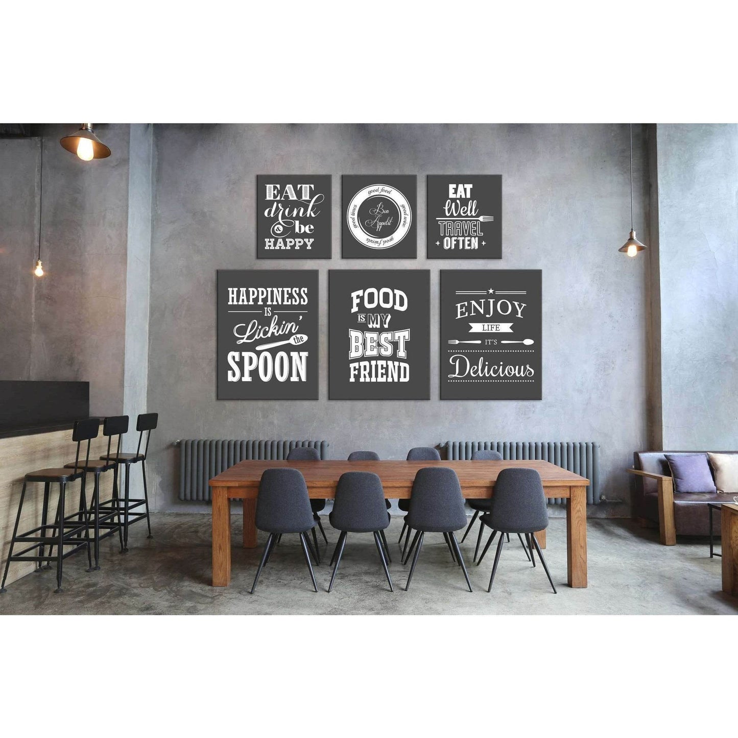 SET OF 6 CANVASES №2024 Ready to Hang Canvas Print - Zellart Canvas Prints ALL_Products, autopostr_pinterest_65155, autopostr_pinterest_65157, autopostr_pinterest_65158, autopostr_pinterest_65160