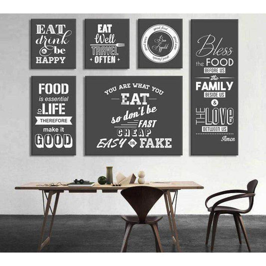 SET OF 6 CANVASES №878 Ready to Hang Canvas PrintCanvas art arrives ready to hang, with hanging accessories included and no additional framing required. Every canvas print is hand-crafted, made on-demand at our workshop and expertly stretched around 100%