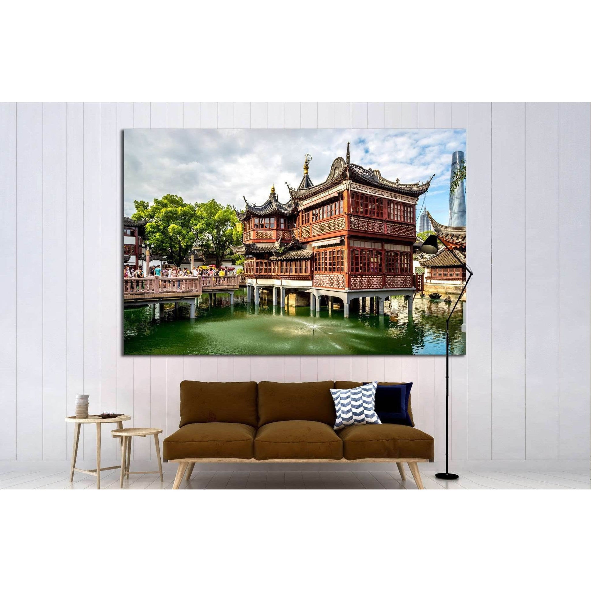 Shanghai, China №1554 Ready to Hang Canvas Print - Zellart Canvas Prints ALL_Products, s-1554