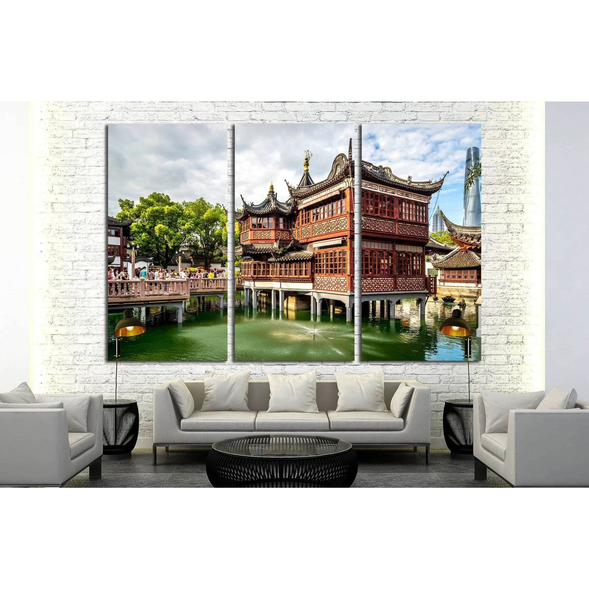 Shanghai, China №1554 Ready to Hang Canvas Print - Zellart Canvas Prints ALL_Products, s-1554