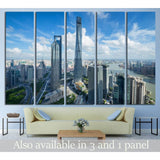 SHANGHAI, Jin Mao Tower, Shanghai tower №1549 Ready to Hang Canvas Print