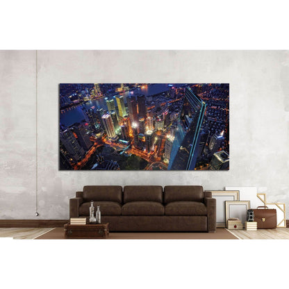 Shanghai Skyline №1234 Ready to Hang Canvas PrintCanvas art arrives ready to hang, with hanging accessories included and no additional framing required. Every canvas print is hand-crafted, made on-demand at our workshop and expertly stretched around 100%