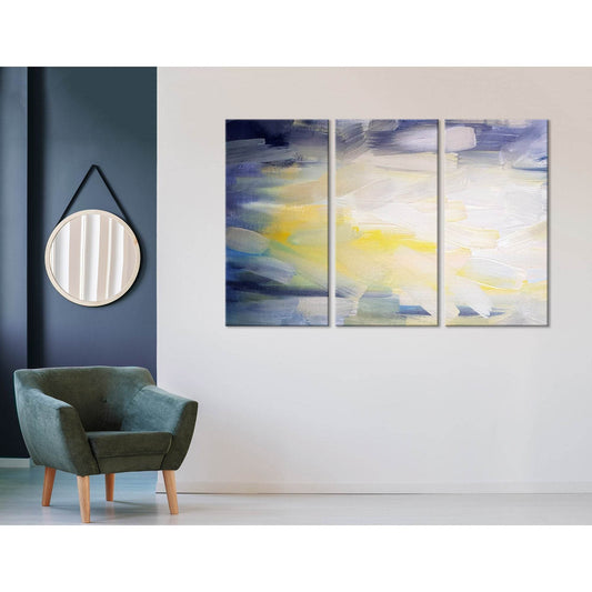 Sky And Sun Abstract №04265 Ready to Hang Canvas Print - Zellart Canvas Prints ALL_Products