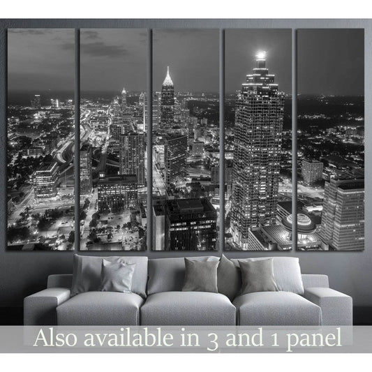 Skyline of downtown Atlanta, Georgia, USA №1685 Ready to Hang Canvas PrintCanvas art arrives ready to hang, with hanging accessories included and no additional framing required. Every canvas print is hand-crafted, made on-demand at our workshop and expert