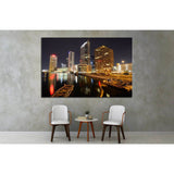 skyline of downtown Tampa, Florida №1667 Ready to Hang Canvas Print