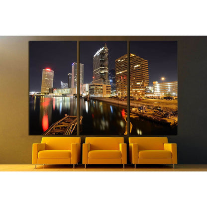 skyline of downtown Tampa, Florida №1667 Ready to Hang Canvas PrintCanvas art arrives ready to hang, with hanging accessories included and no additional framing required. Every canvas print is hand-crafted, made on-demand at our workshop and expertly stre