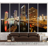 skyline of downtown Tampa, Florida №1667 Ready to Hang Canvas Print