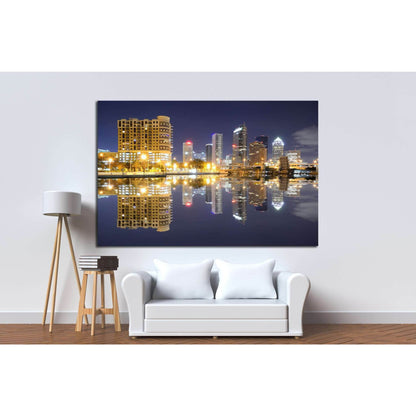 Skyline of downtown Tampa, Florida №1670 Ready to Hang Canvas PrintCanvas art arrives ready to hang, with hanging accessories included and no additional framing required. Every canvas print is hand-crafted, made on-demand at our workshop and expertly stre