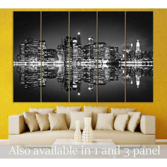 Skyscrapers of New York №118 Ready to Hang Canvas Print - Zellart Canvas Prints 0_NY_ART, ALL_Products, wd-118