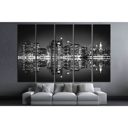 Skyscrapers of New York №741 Ready to Hang Canvas Print - Zellart Canvas Prints 0_NY_ART, ALL_Products, s-741