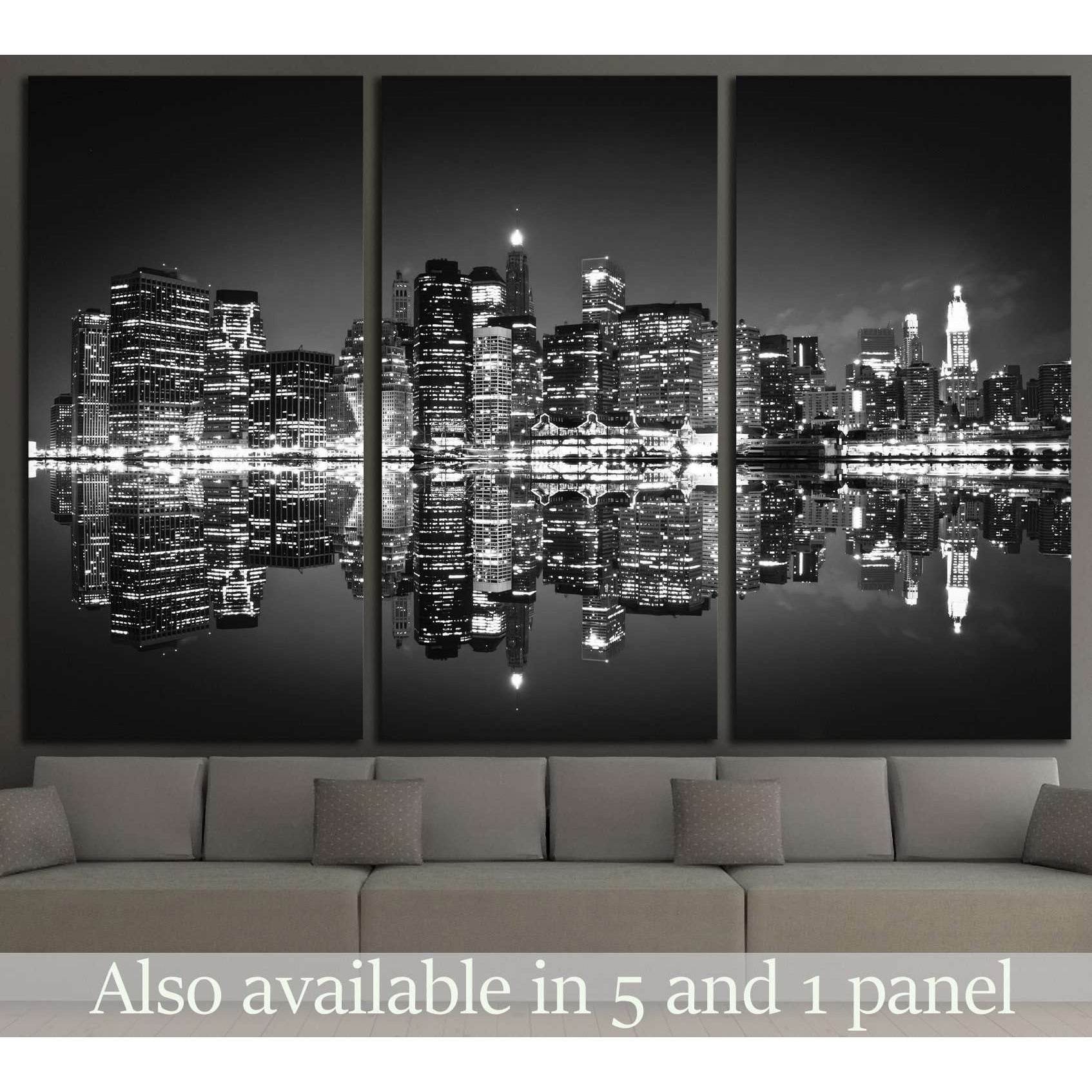Skyscrapers of New York №741 Ready to Hang Canvas Print - Zellart Canvas Prints 0_NY_ART, ALL_Products, s-741