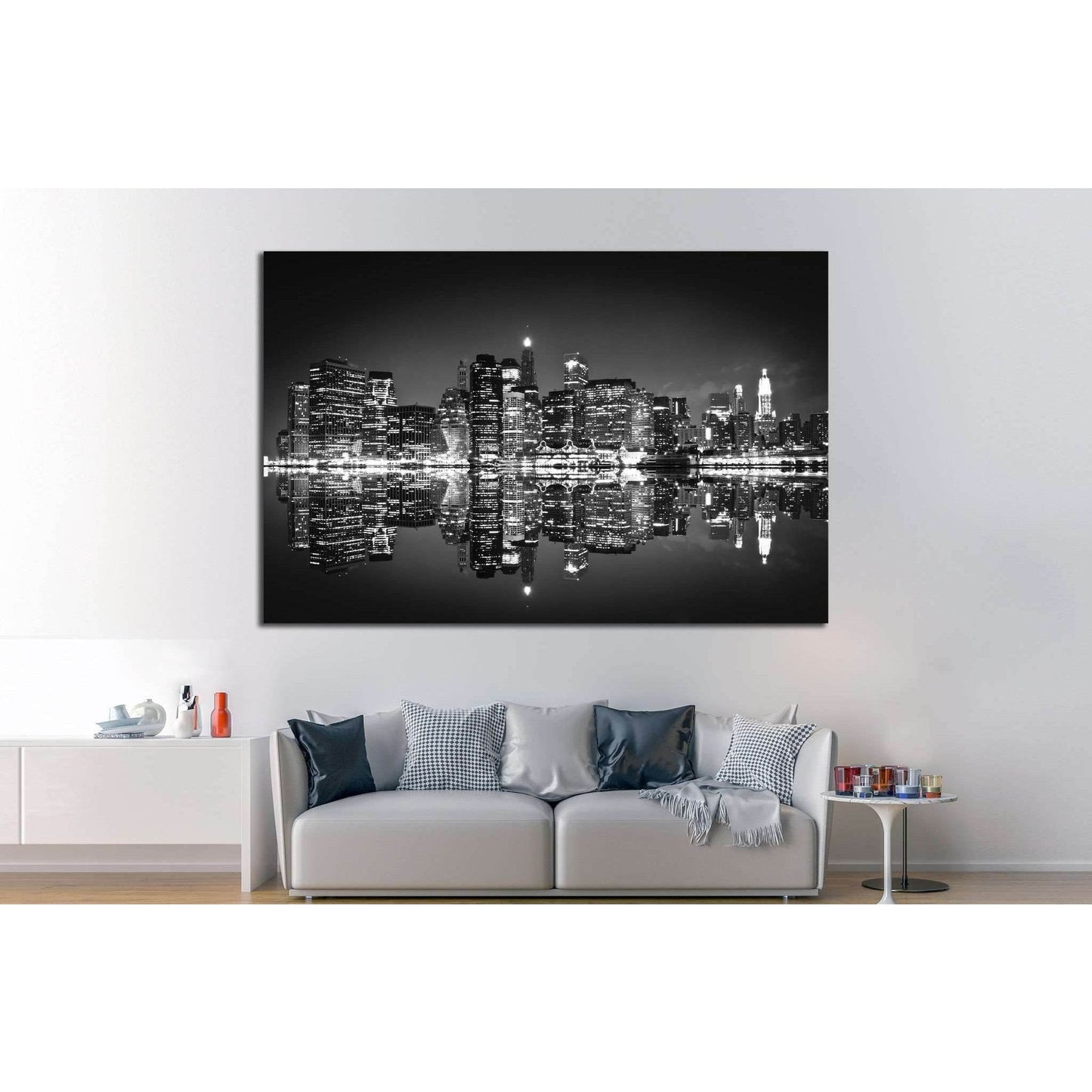 Skyscrapers of New York №741 Ready to Hang Canvas Print - Zellart Canvas Prints 0_NY_ART, ALL_Products, s-741