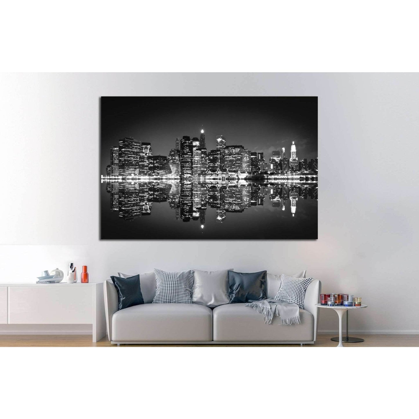Skyscrapers of New York №741 Ready to Hang Canvas PrintCanvas art arrives ready to hang, with hanging accessories included and no additional framing required. Every canvas print is hand-crafted, made on-demand at our workshop and expertly stretched around