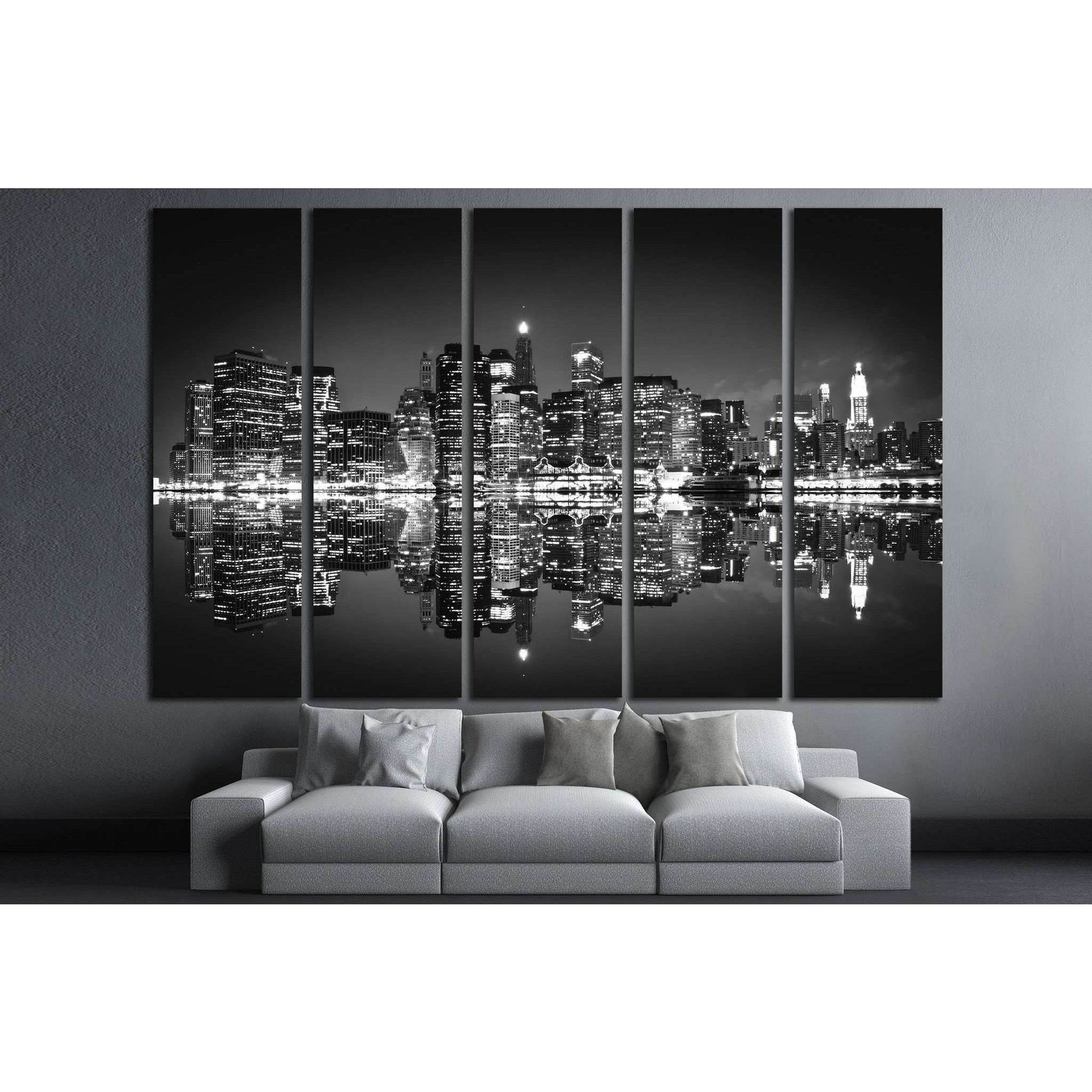 Skyscrapers of New York №741 Ready to Hang Canvas PrintCanvas art arrives ready to hang, with hanging accessories included and no additional framing required. Every canvas print is hand-crafted, made on-demand at our workshop and expertly stretched around