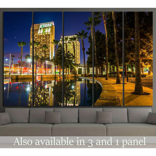 Skyscrapers San Diego, California №1019 Ready to Hang Canvas Print - Zellart Canvas Prints ALL_Products, s-1019