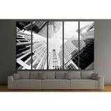 Skyscrapers shot with perspective №1545 Ready to Hang Canvas Print