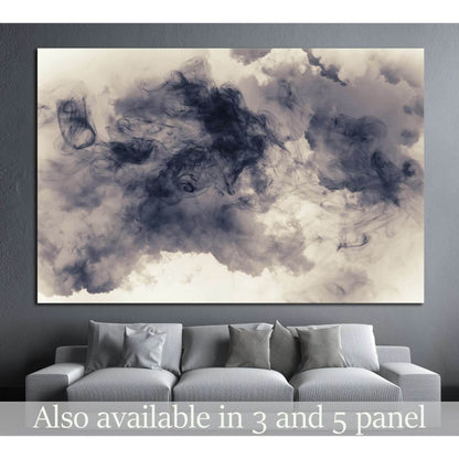 smoke and cloud №1049 Ready to Hang Canvas Print - Zellart Canvas Prints ALL_Products, s-1049