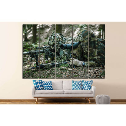 Sniper №4 Ready to Hang Canvas PrintCanvas art arrives ready to hang, with hanging accessories included and no additional framing required. Every canvas print is hand-crafted, made on-demand at our workshop and expertly stretched around 100% North America