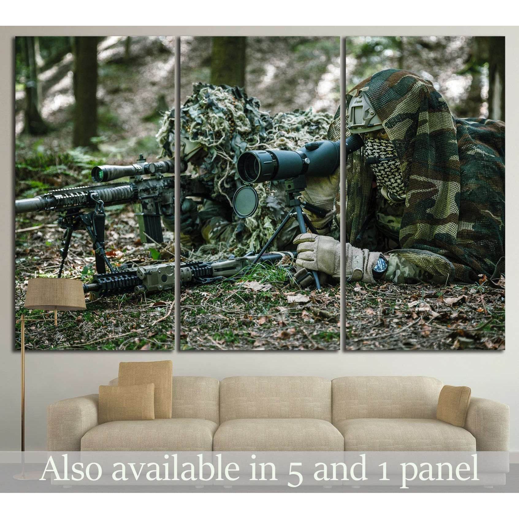 Sniper №4 Ready to Hang Canvas PrintCanvas art arrives ready to hang, with hanging accessories included and no additional framing required. Every canvas print is hand-crafted, made on-demand at our workshop and expertly stretched around 100% North America