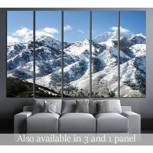 snow mountains and forest №3204 Ready to Hang Canvas PrintCanvas art arrives ready to hang, with hanging accessories included and no additional framing required. Every canvas print is hand-crafted, made on-demand at our workshop and expertly stretched aro