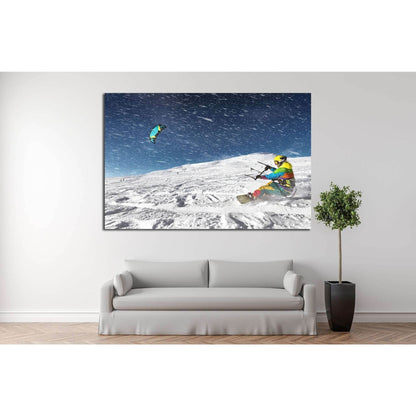 Snowboarder №178 Ready to Hang Canvas Print - Zellart Canvas Prints ALL_Products, wd-178