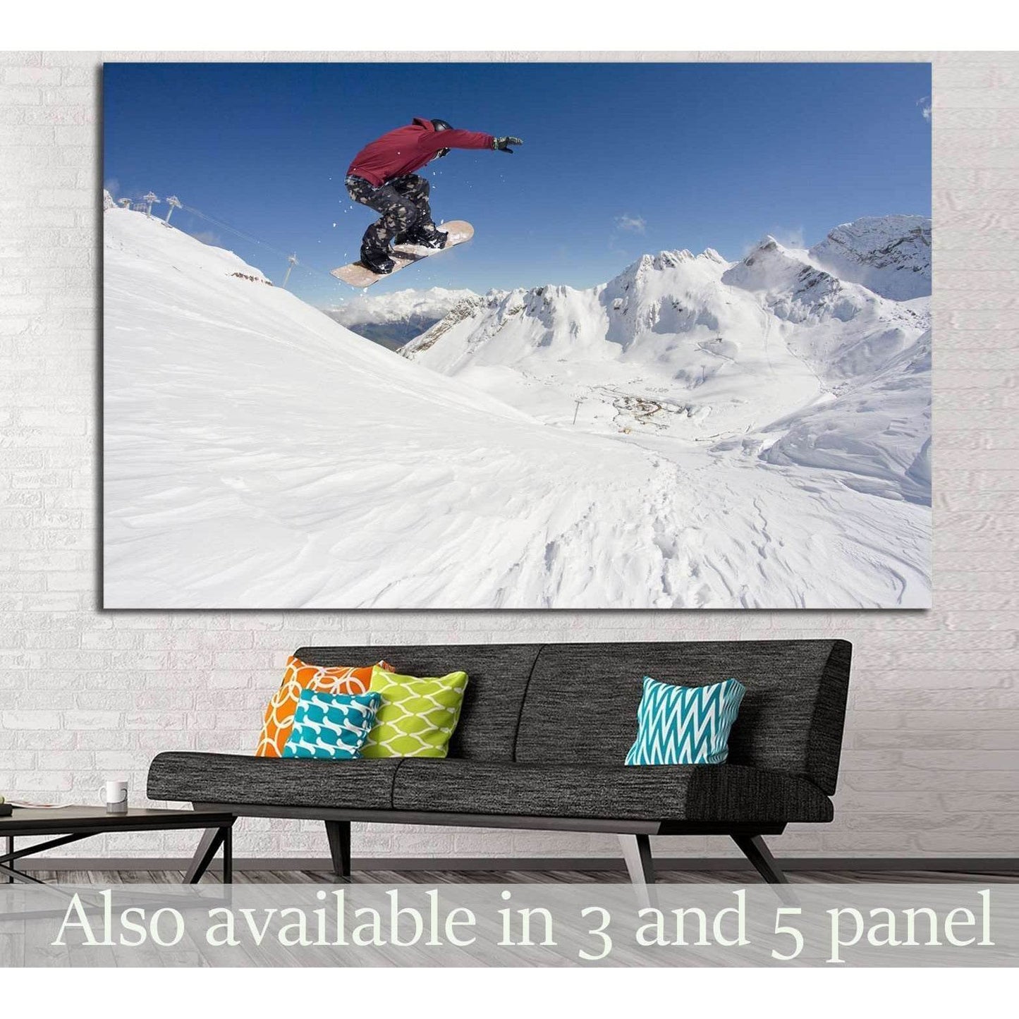 Snowboarder Fly №180 Ready to Hang Canvas PrintCanvas art arrives ready to hang, with hanging accessories included and no additional framing required. Every canvas print is hand-crafted, made on-demand at our workshop and expertly stretched around 100% No