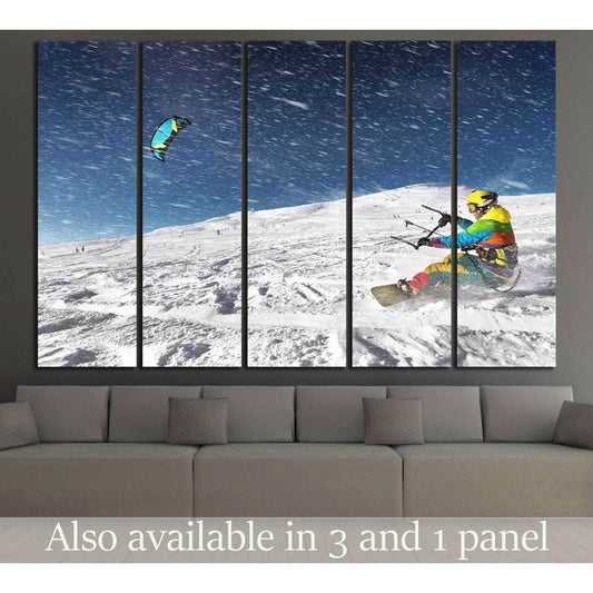 Snowboarder №178 Ready to Hang Canvas PrintCanvas art arrives ready to hang, with hanging accessories included and no additional framing required. Every canvas print is hand-crafted, made on-demand at our workshop and expertly stretched around 100% North