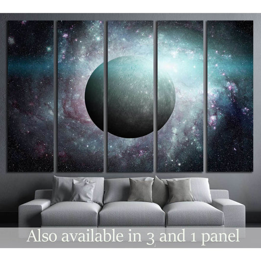 Solar System - Mercury. Elements of this image furnished by NASA №2426 Ready to Hang Canvas Print - Zellart Canvas Prints ALL_Products, s-2426