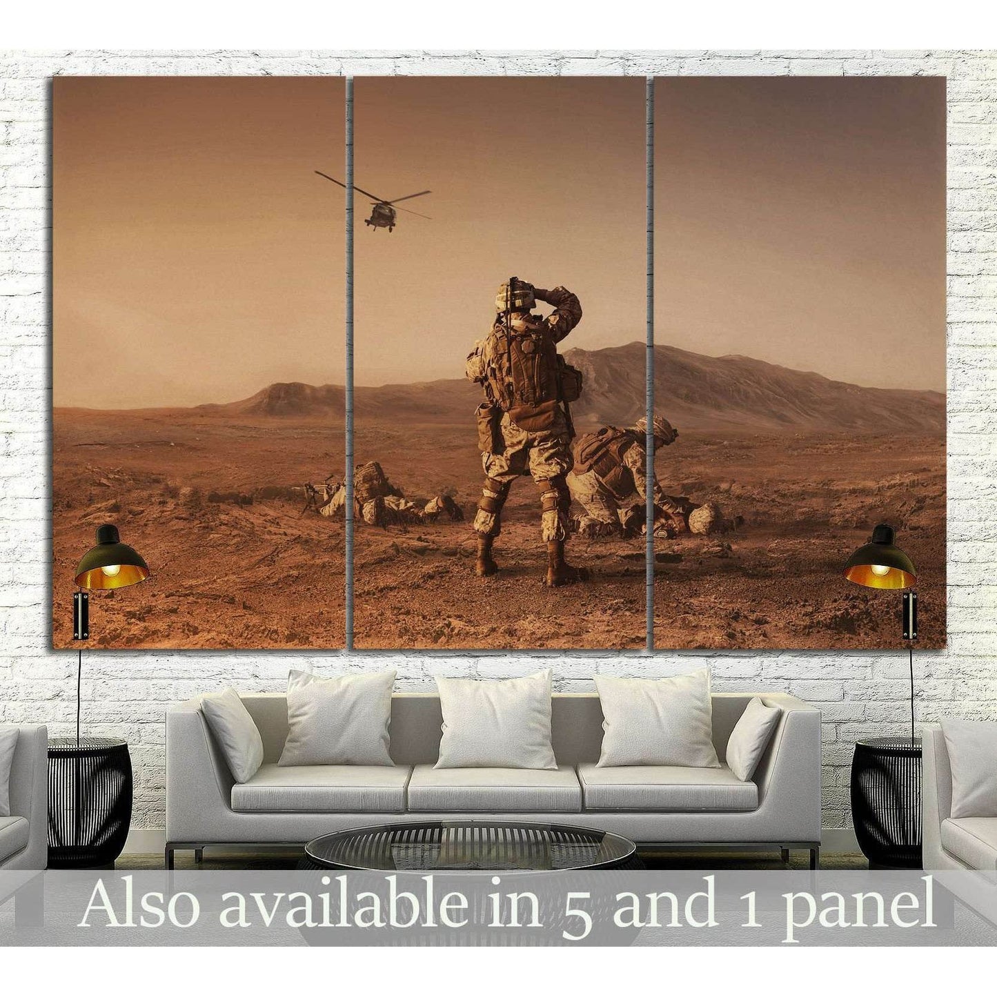 Soldiers №6 Ready to Hang Canvas Print - Zellart Canvas Prints ALL_Products, s-6