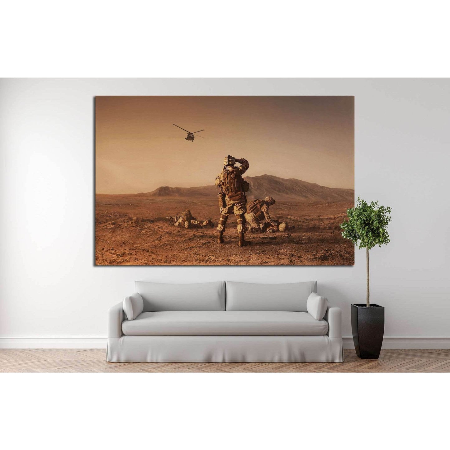 Soldiers №6 Ready to Hang Canvas Print - Zellart Canvas Prints ALL_Products, s-6